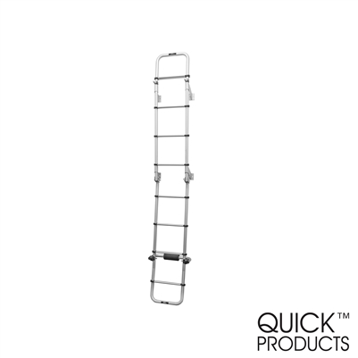 Quick Products QP-16306 Universal C-Type Folding Exterior RV Ladder